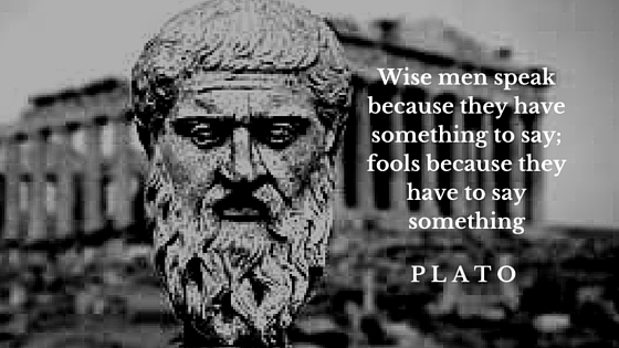 Leaders Speak Wisely …